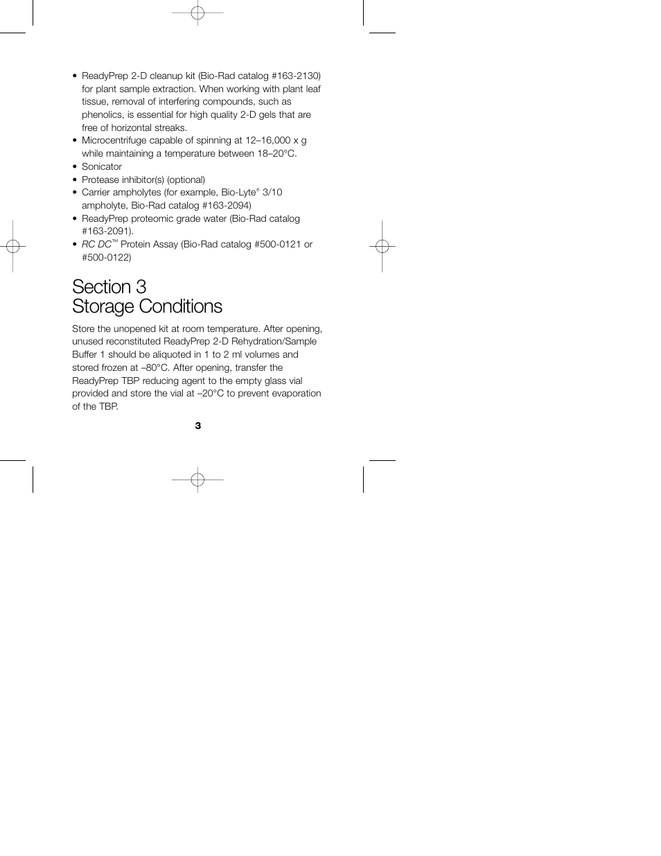 Bio-Rad ReadyPrep Protein Extraction Kit (Total Protein) User Manual | Page 5 / 14