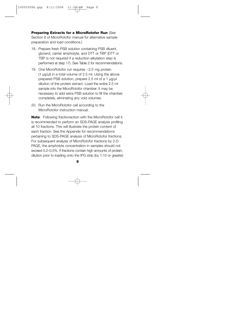 Bio-Rad MicroRotofor™ Cell Lysis Kits User Manual | Page 10 / 16