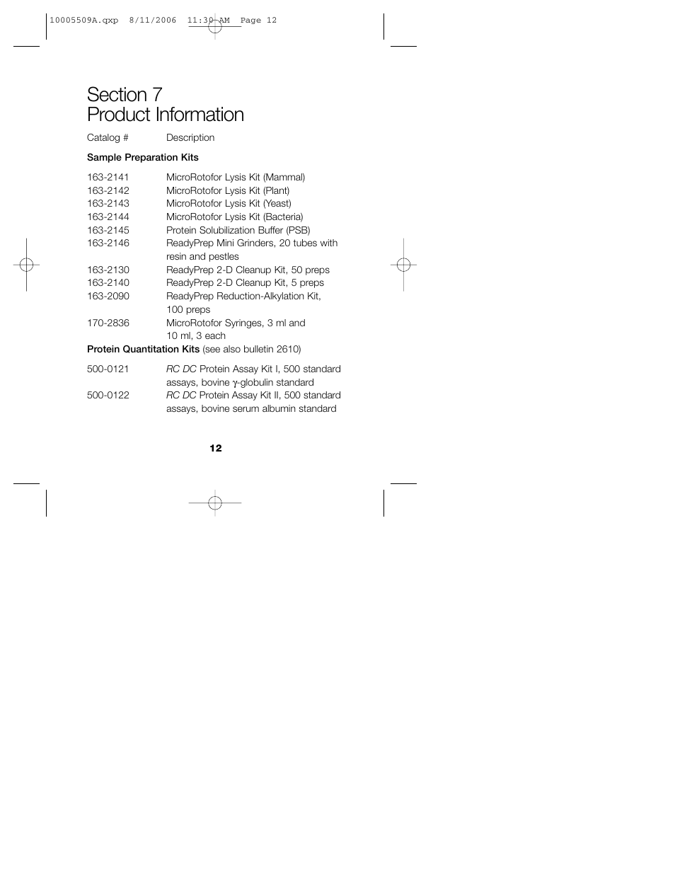 Bio-Rad MicroRotofor™ Cell Lysis Kits User Manual | Page 14 / 16