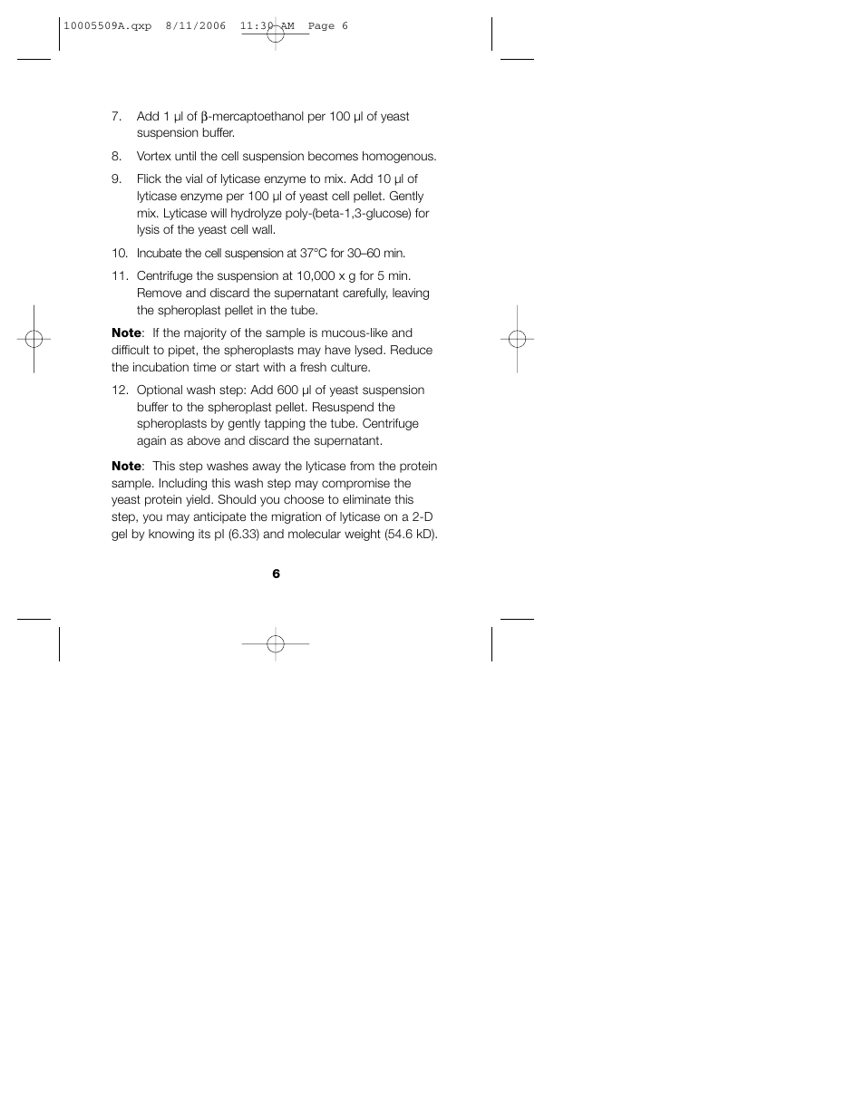 Bio-Rad MicroRotofor™ Cell Lysis Kits User Manual | Page 8 / 16