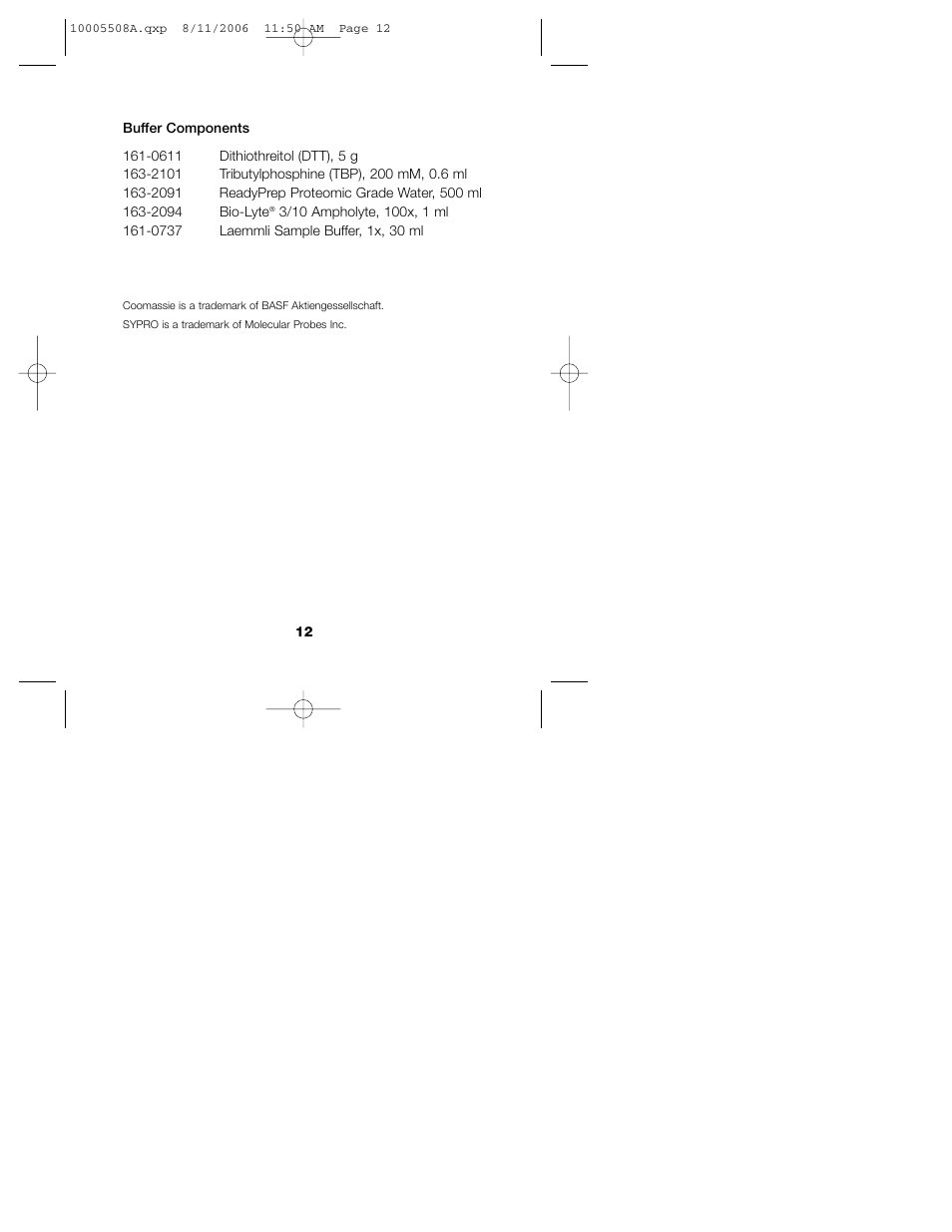 Bio-Rad MicroRotofor™ Cell Lysis Kits User Manual | Page 14 / 15