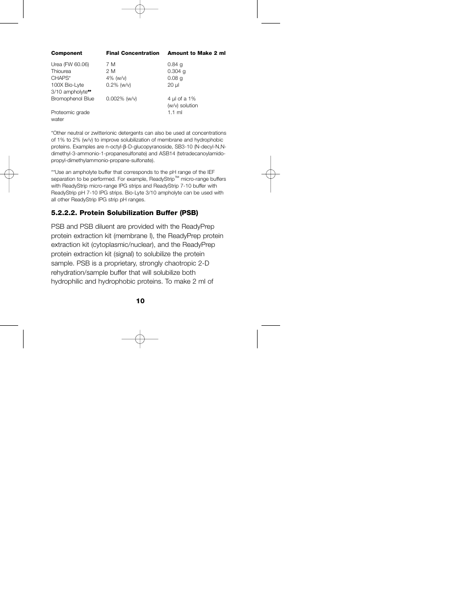 Bio-Rad ReadyPrep™ Reduction-Alkylation Kit User Manual | Page 13 / 17
