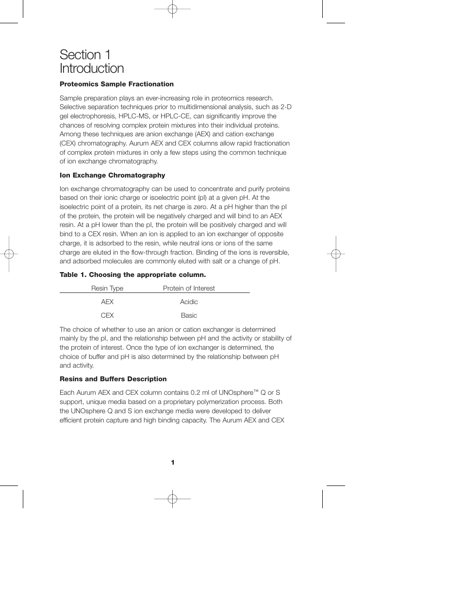 Bio-Rad Aurum Ion Exchange Mini Kits User Manual | Page 3 / 17