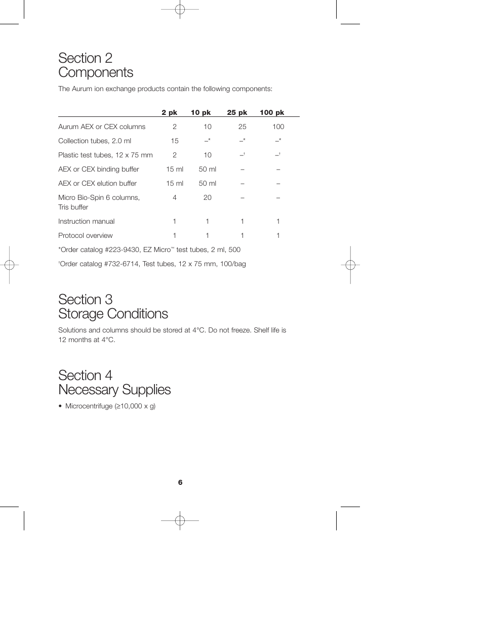 Bio-Rad Aurum Ion Exchange Mini Kits User Manual | Page 8 / 17