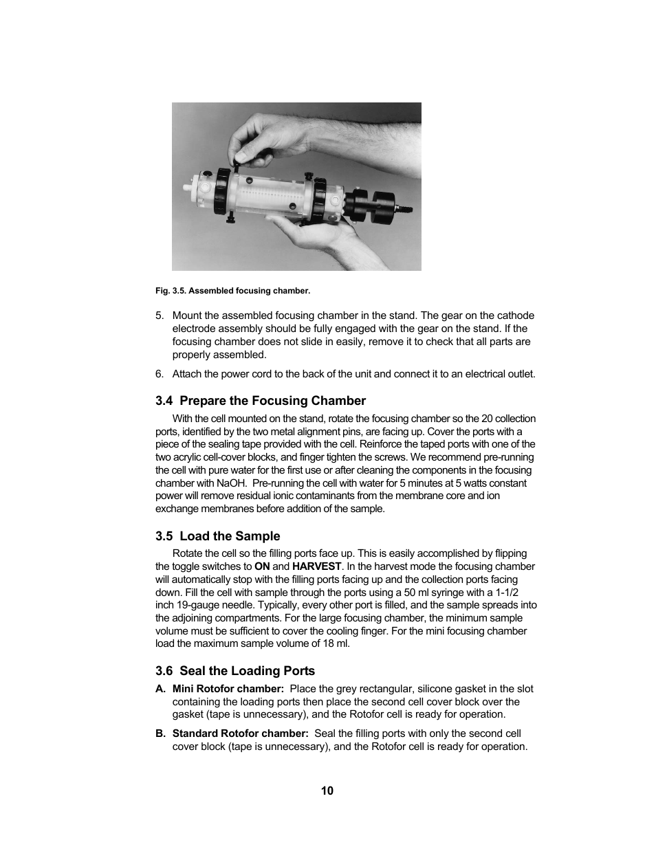 Bio-Rad Rotofor® and Mini Rotofor Cells User Manual | Page 14 / 52