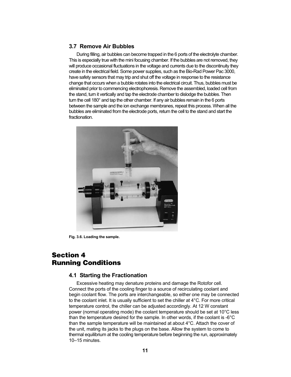Bio-Rad Rotofor® and Mini Rotofor Cells User Manual | Page 15 / 52