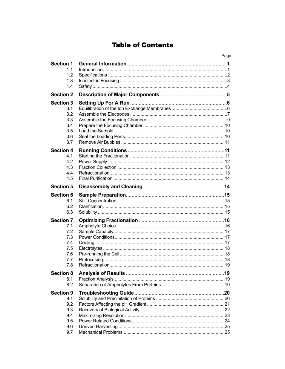 Bio-Rad Rotofor® and Mini Rotofor Cells User Manual | Page 2 / 52