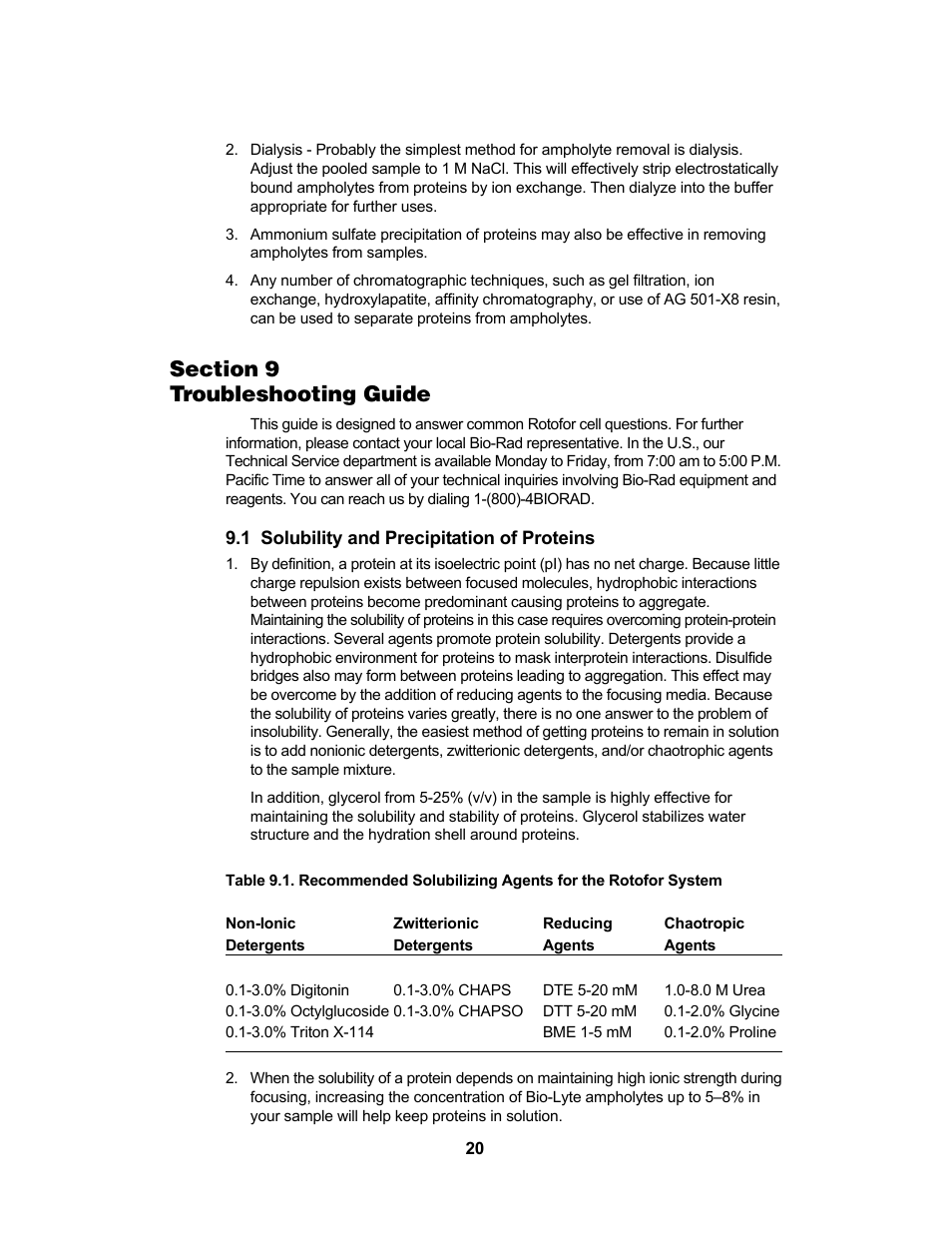 Bio-Rad Rotofor® and Mini Rotofor Cells User Manual | Page 24 / 52