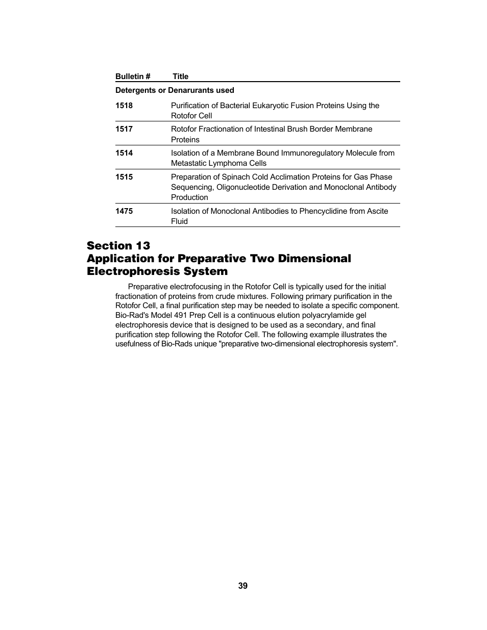 Bio-Rad Rotofor® and Mini Rotofor Cells User Manual | Page 43 / 52