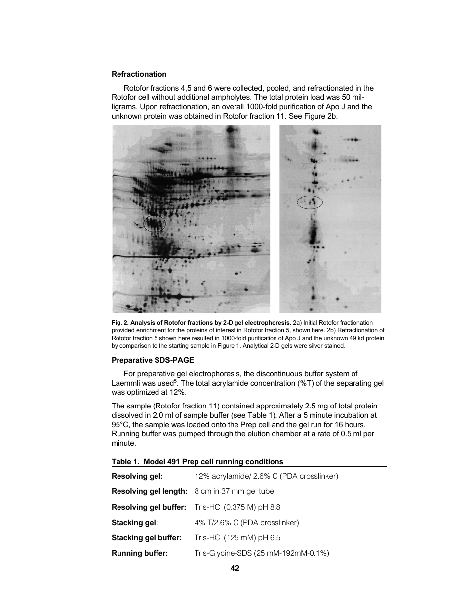 Bio-Rad Rotofor® and Mini Rotofor Cells User Manual | Page 46 / 52