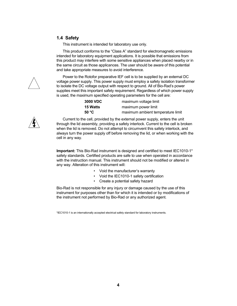 Bio-Rad Rotofor® and Mini Rotofor Cells User Manual | Page 8 / 52