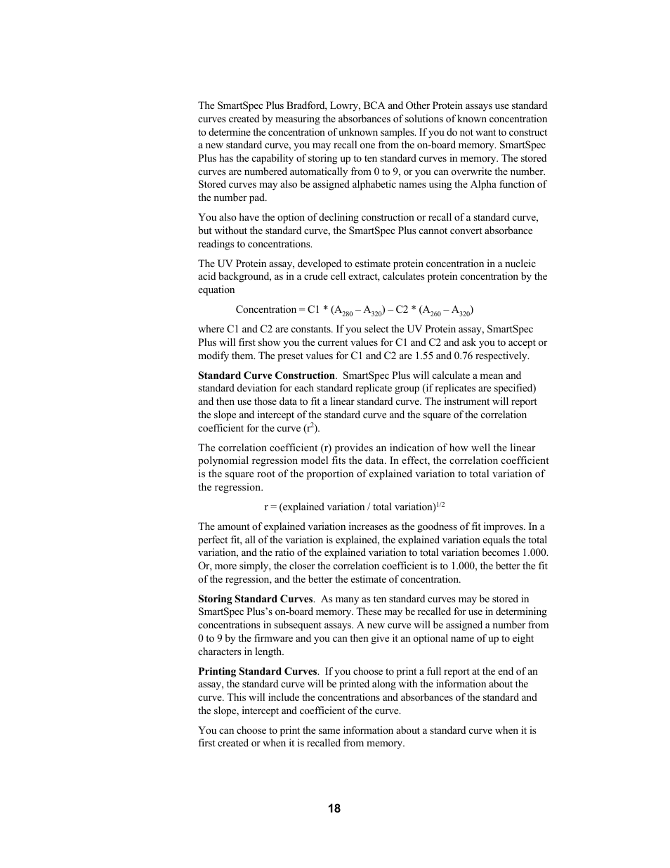 Bio-Rad SmartSpec Plus Spectrophotometer User Manual | Page 21 / 58