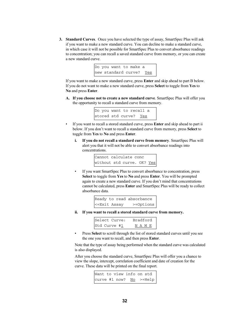 Bio-Rad SmartSpec Plus Spectrophotometer User Manual | Page 35 / 58