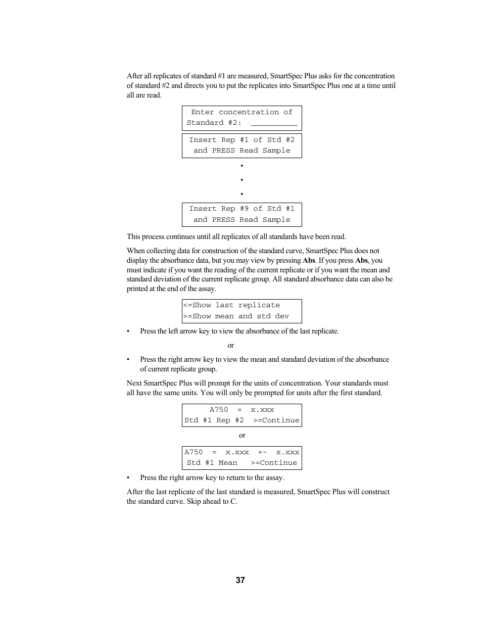 Bio-Rad SmartSpec Plus Spectrophotometer User Manual | Page 40 / 58
