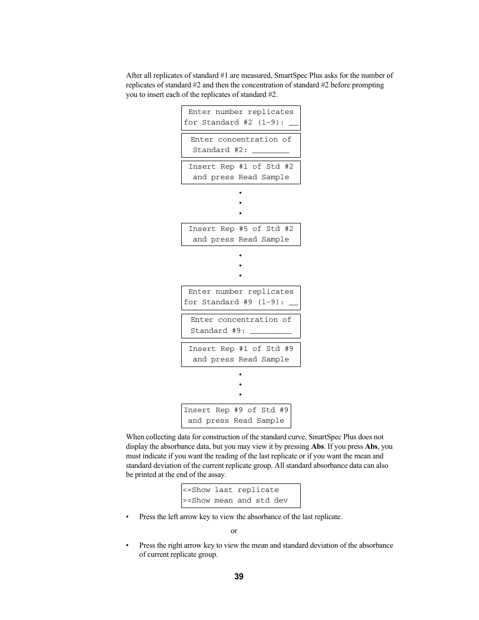 Bio-Rad SmartSpec Plus Spectrophotometer User Manual | Page 42 / 58