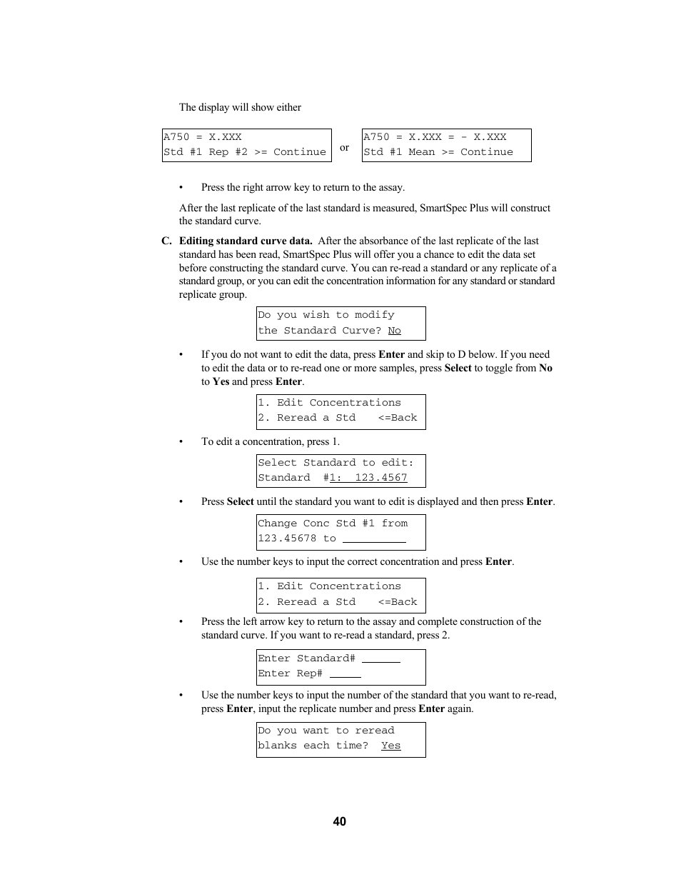 Bio-Rad SmartSpec Plus Spectrophotometer User Manual | Page 43 / 58