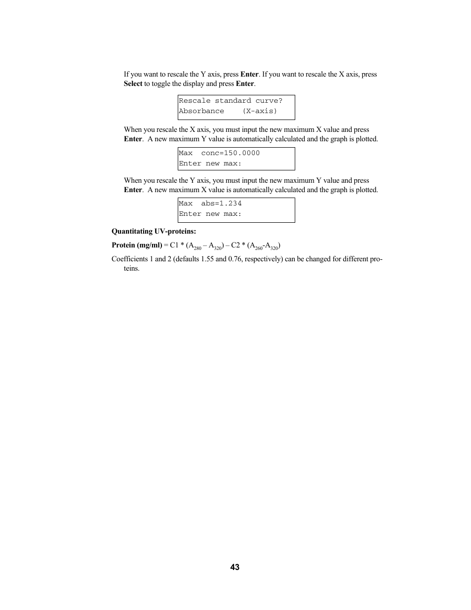 Bio-Rad SmartSpec Plus Spectrophotometer User Manual | Page 46 / 58