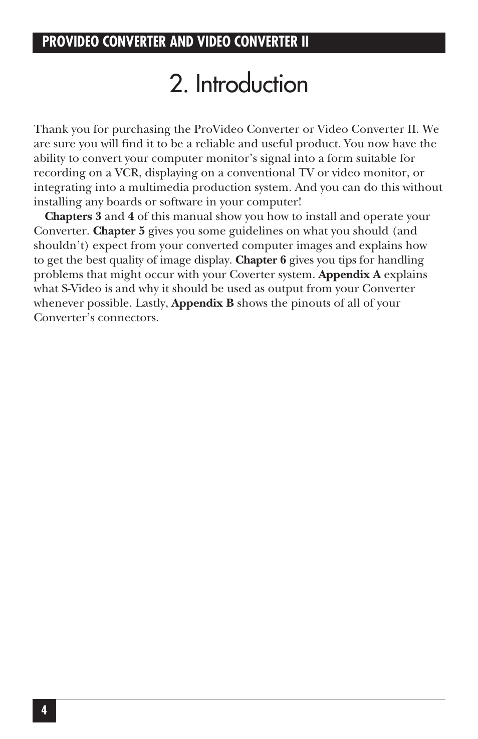 Introduction | Black Box AC095A User Manual | Page 9 / 26