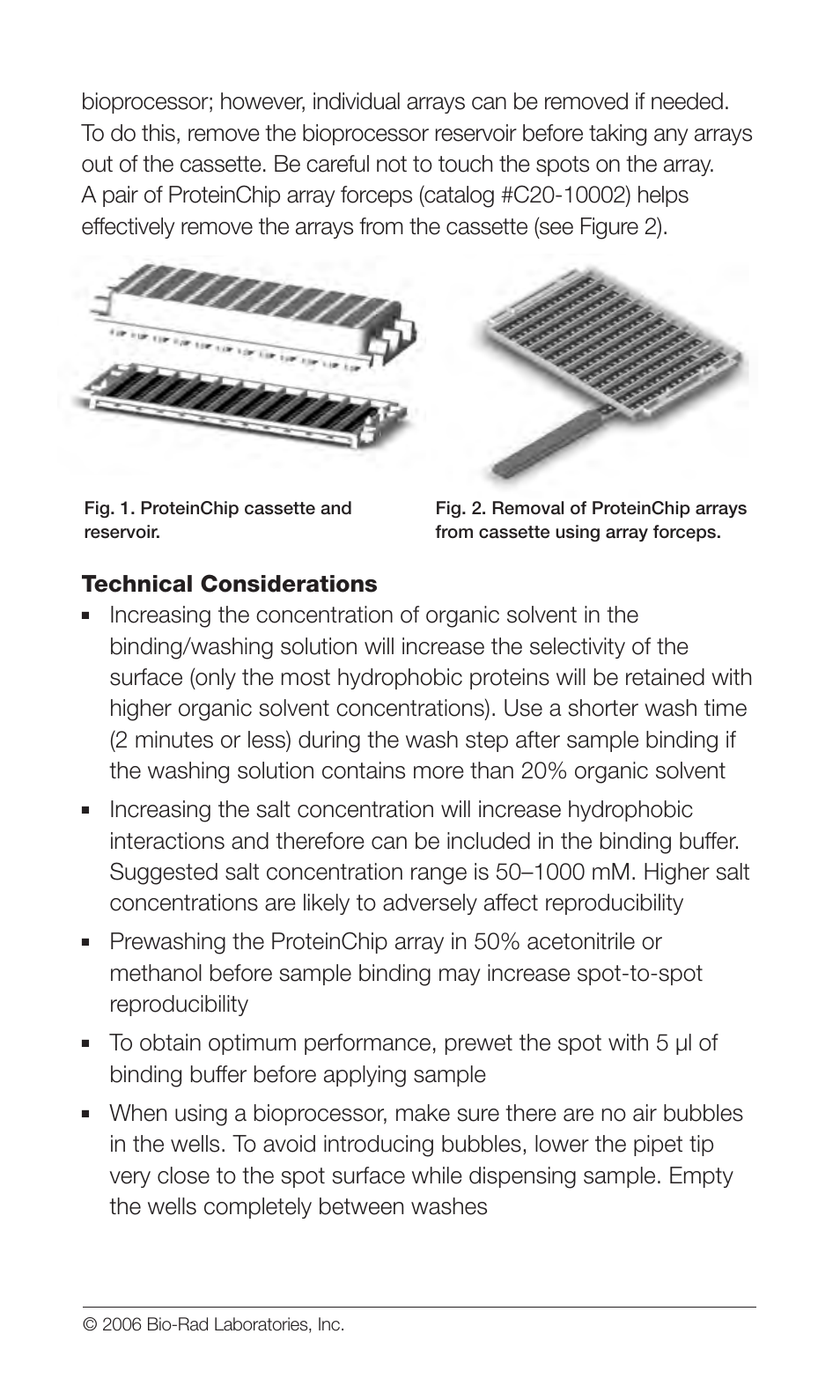 Bio-Rad Chromatographic Surfaces User Manual | Page 3 / 8