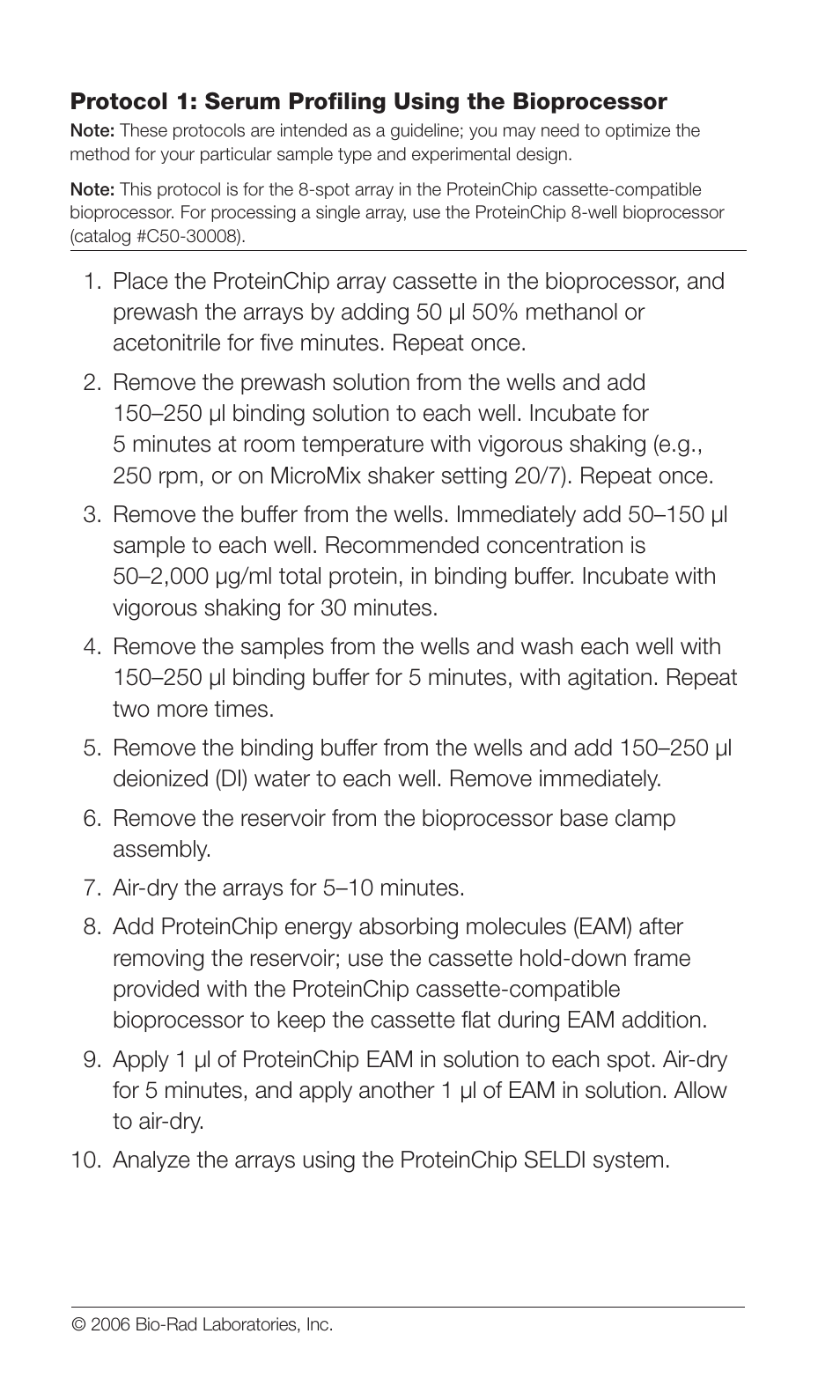 Bio-Rad Chromatographic Surfaces User Manual | Page 5 / 8