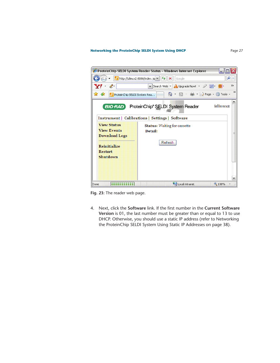 Bio-Rad ProteinChip Data Manager Software User Manual | Page 32 / 58