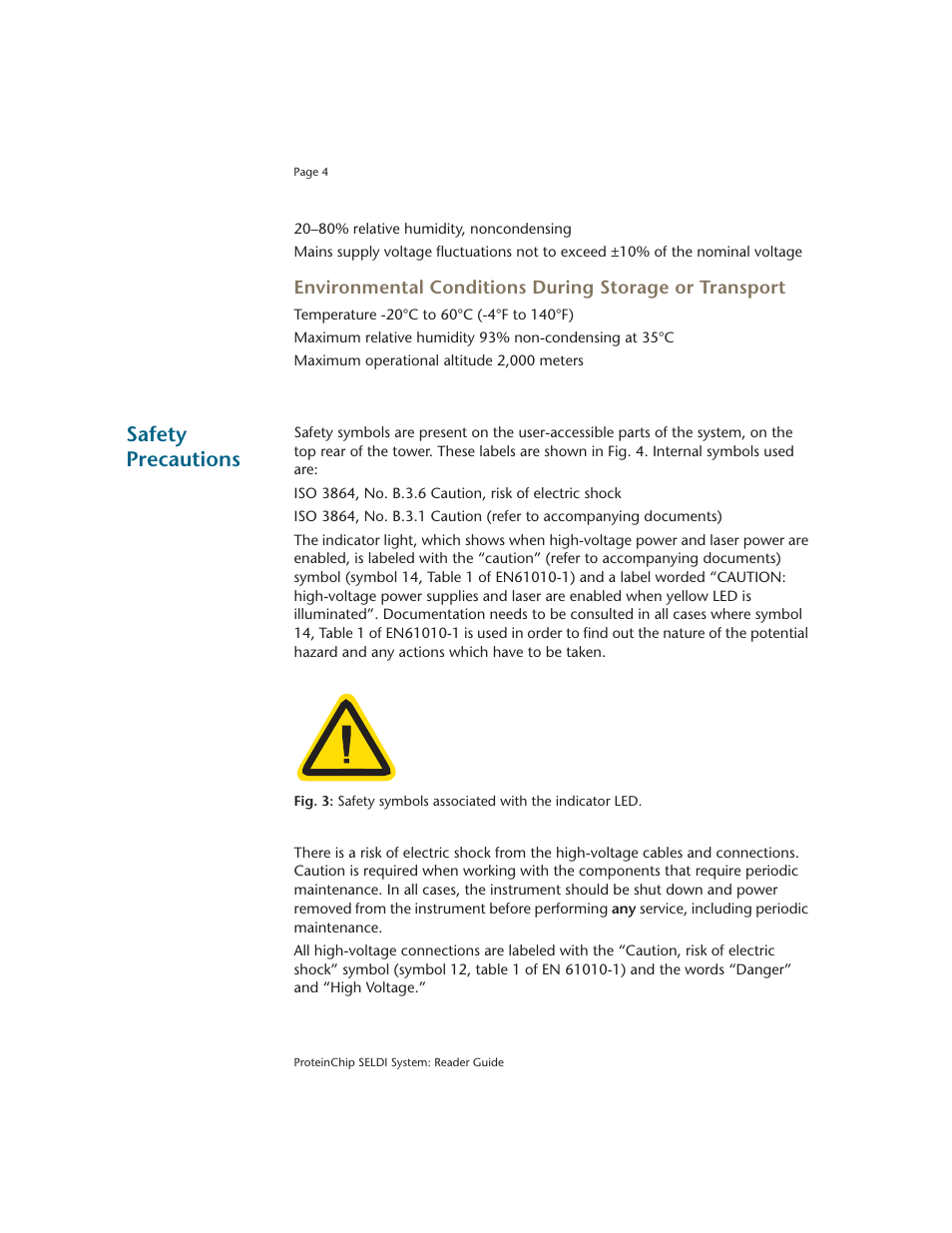 Safety precautions | Bio-Rad ProteinChip Data Manager Software User Manual | Page 9 / 58