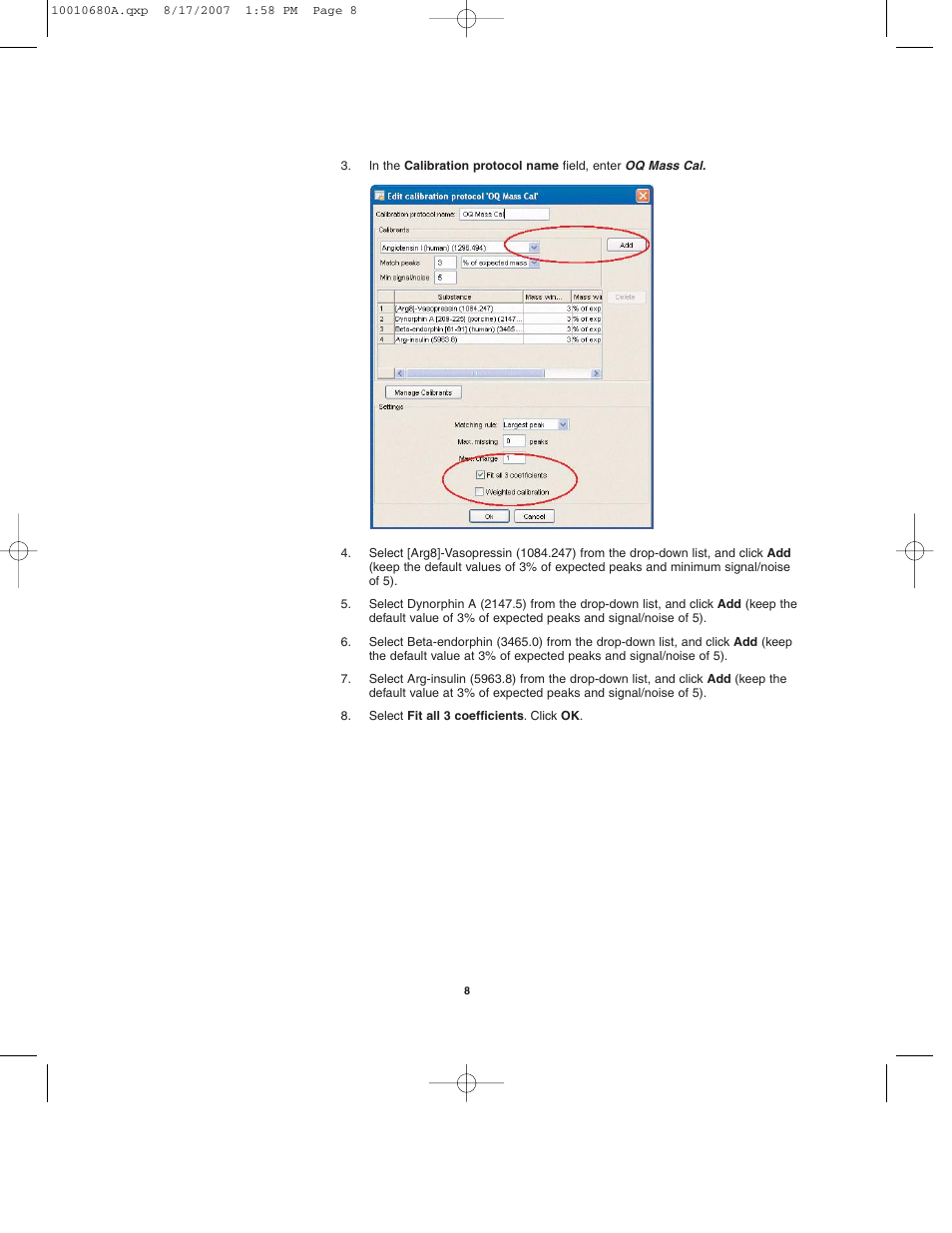 Bio-Rad ProteinChip Qualification and Calibration Kits User Manual | Page 11 / 35