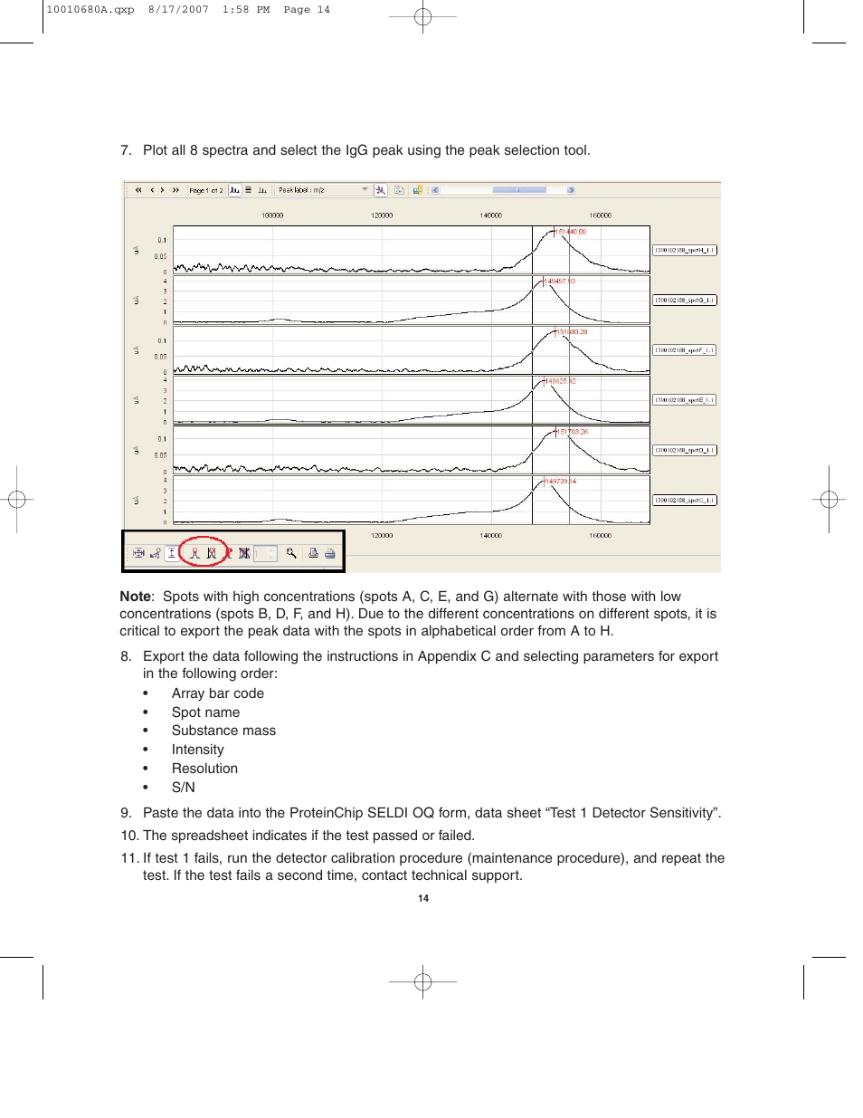 Bio-Rad ProteinChip Qualification and Calibration Kits User Manual | Page 17 / 35