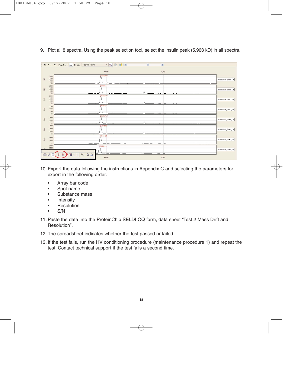 Bio-Rad ProteinChip Qualification and Calibration Kits User Manual | Page 21 / 35