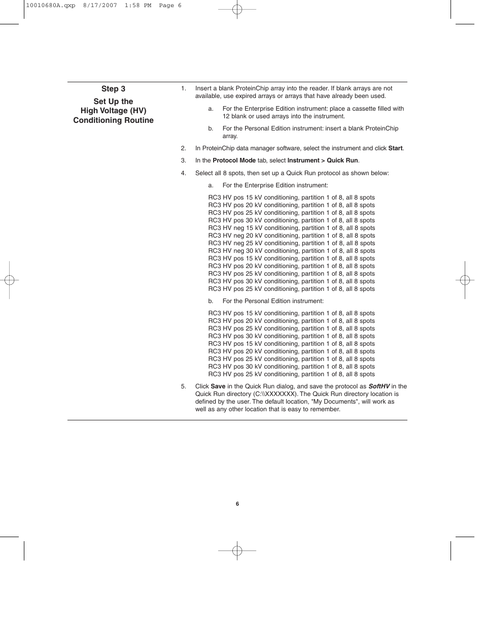 Bio-Rad ProteinChip Qualification and Calibration Kits User Manual | Page 9 / 35