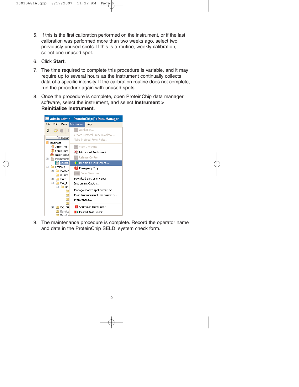 Bio-Rad ProteinChip Qualification and Calibration Kits User Manual | Page 12 / 21