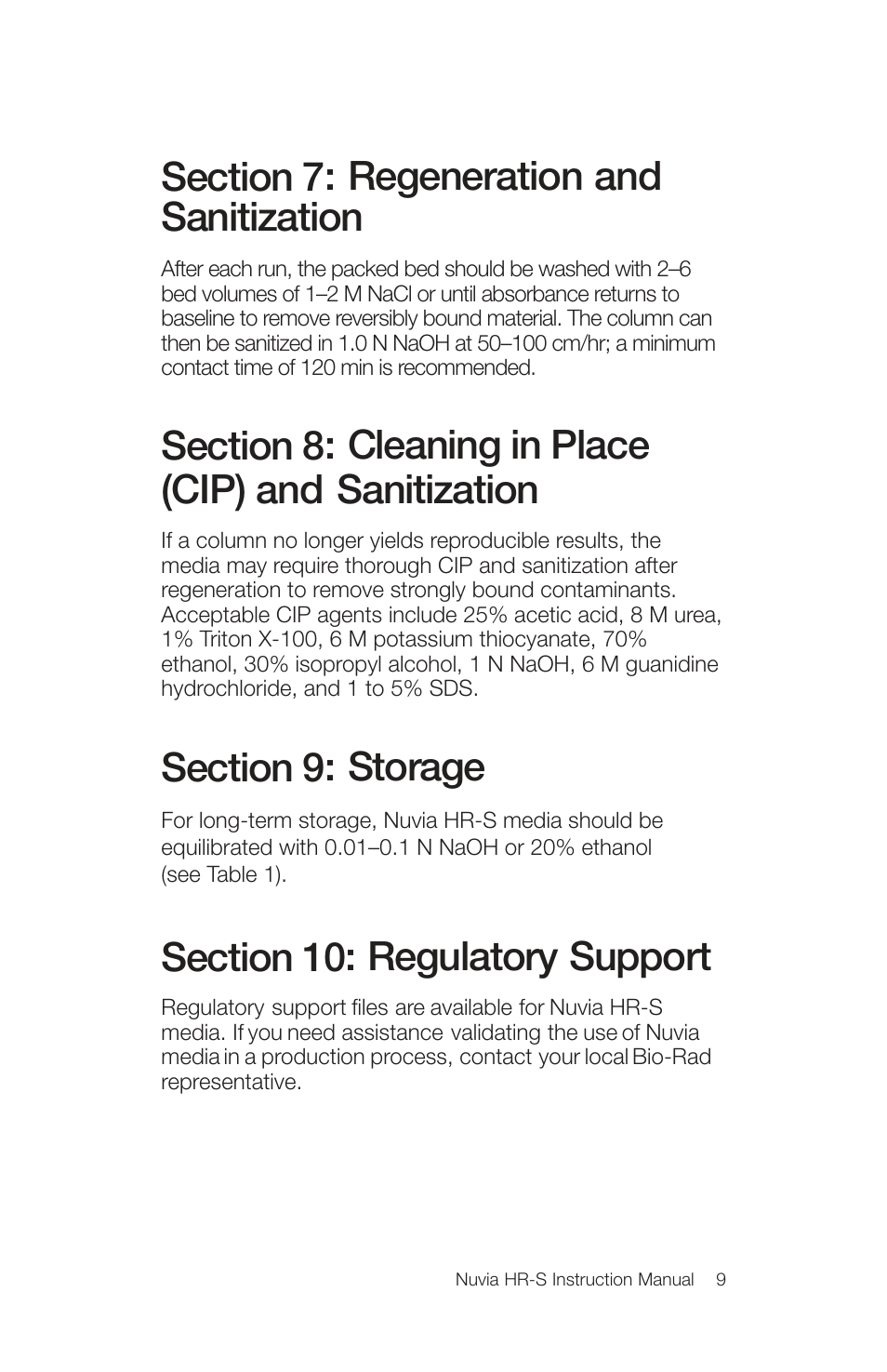 Bio-Rad Nuvia™ HR-S Media User Manual | Page 13 / 16