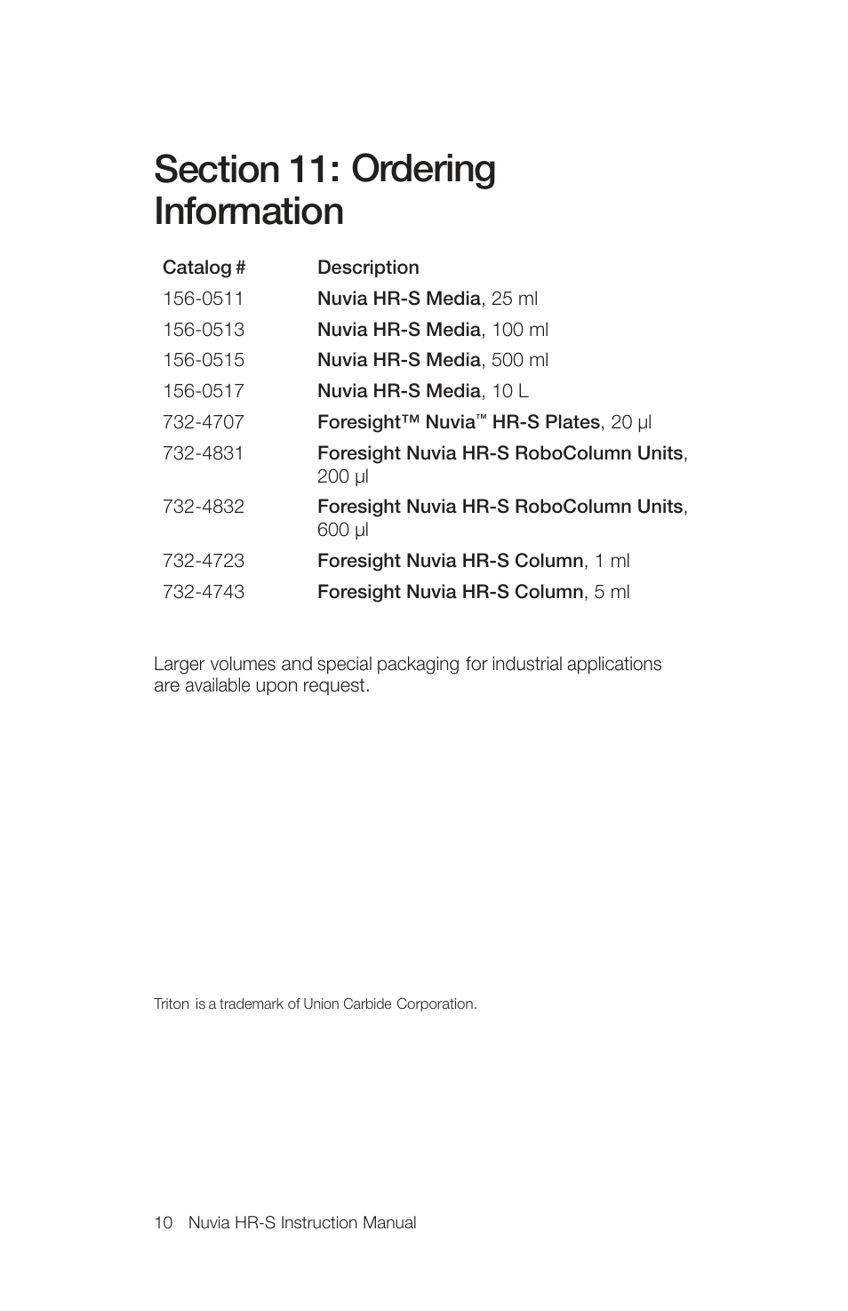 Bio-Rad Nuvia™ HR-S Media User Manual | Page 14 / 16