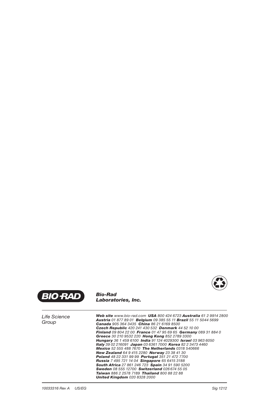Bio-Rad Nuvia™ HR-S Media User Manual | Page 16 / 16