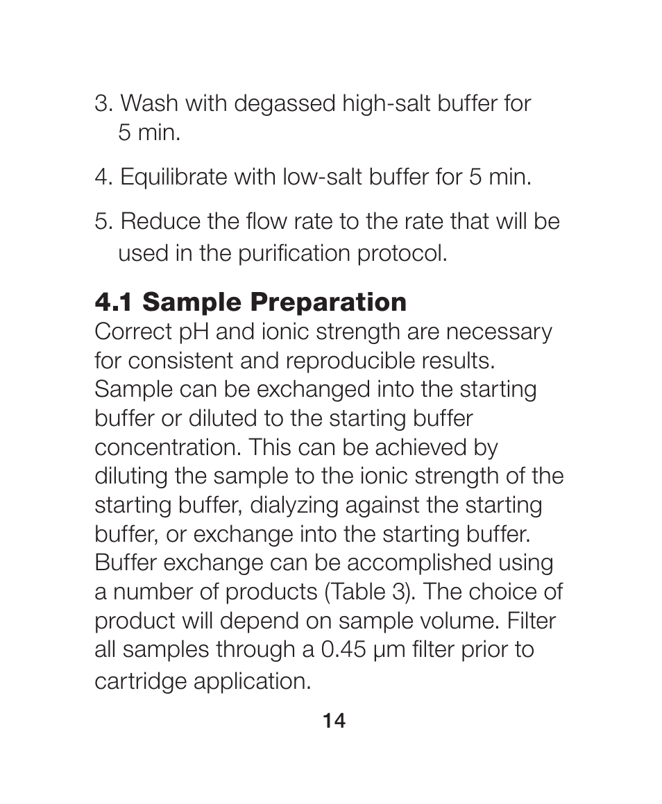 1 sample preparation | Bio-Rad Nuvia™ S Media User Manual | Page 18 / 28