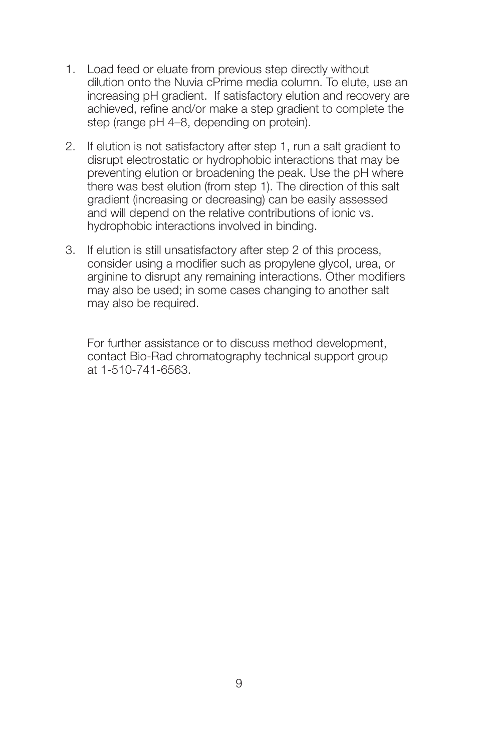 Bio-Rad Nuvia™ cPrime™ Media User Manual | Page 12 / 16