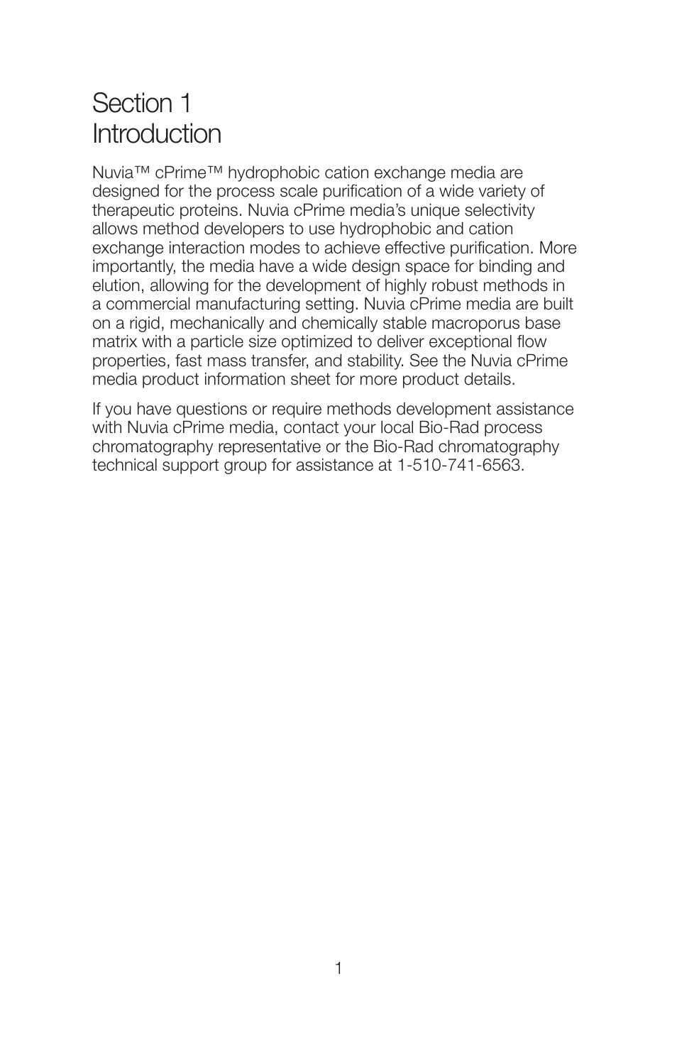 Bio-Rad Nuvia™ cPrime™ Media User Manual | Page 4 / 16