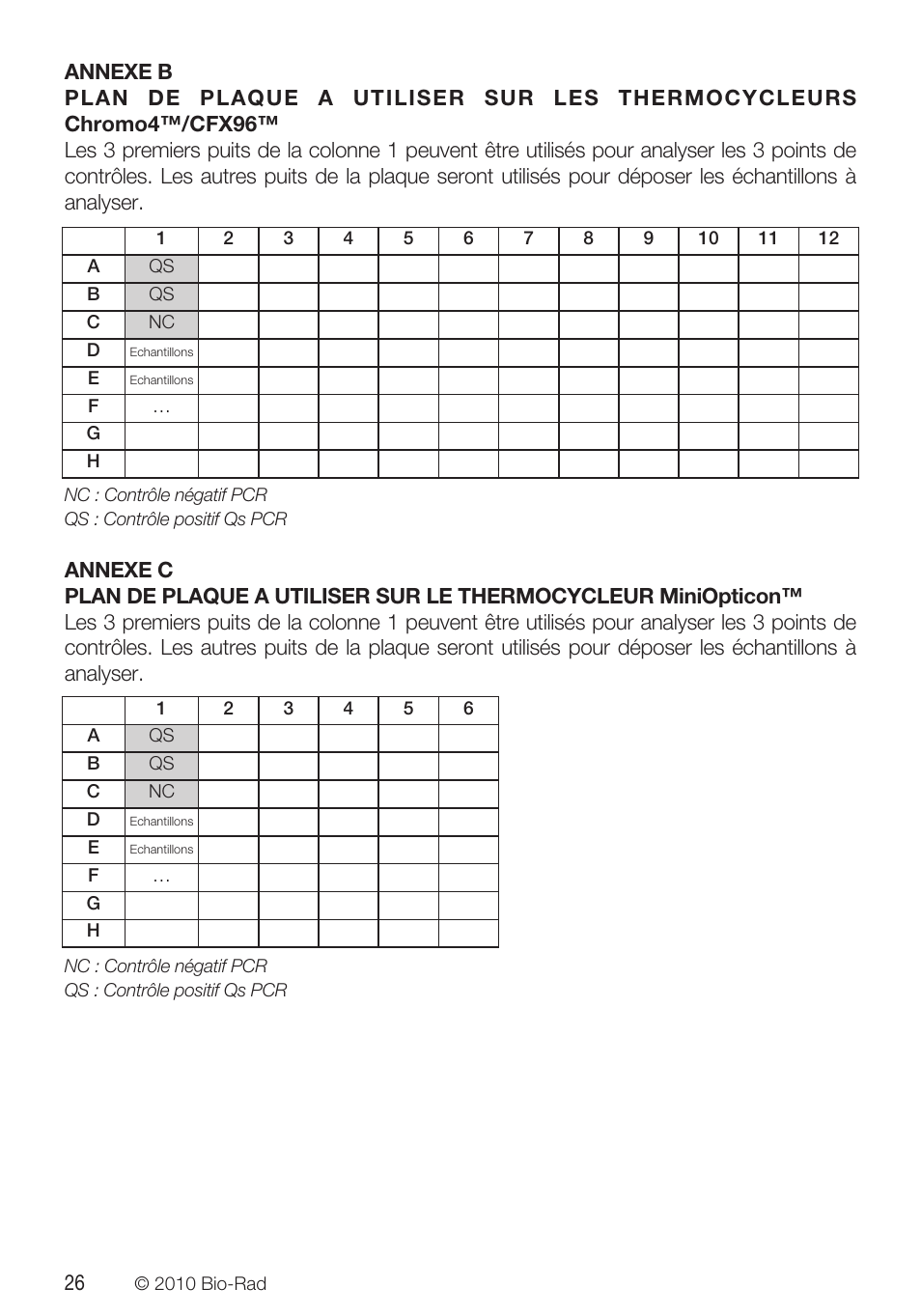 Bio-Rad VINEO™ Brettanomytest PCR Kit User Manual | Page 26 / 56