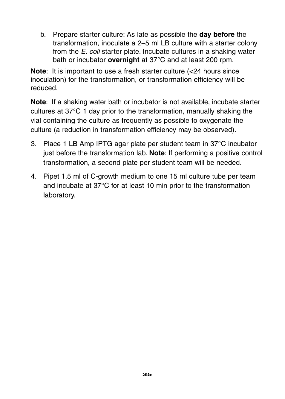 Bio-Rad Ligation and Transformation Module User Manual | Page 39 / 60