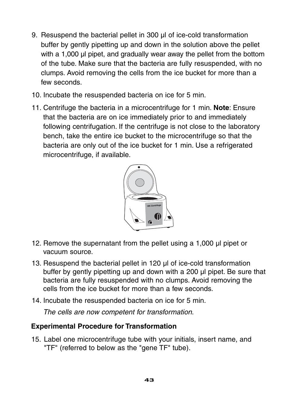 Bio-Rad Ligation and Transformation Module User Manual | Page 47 / 60