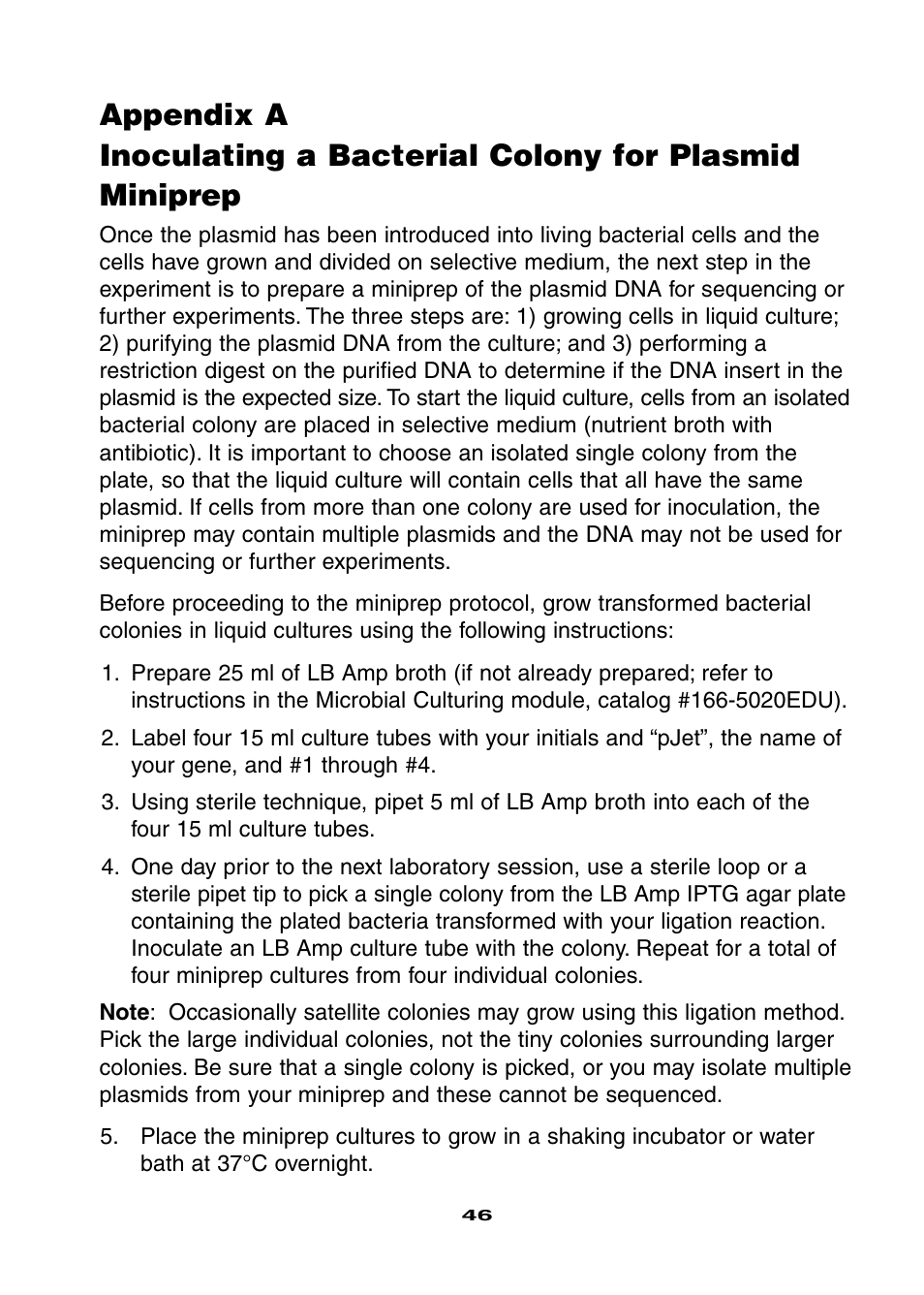 Bio-Rad Ligation and Transformation Module User Manual | Page 50 / 60