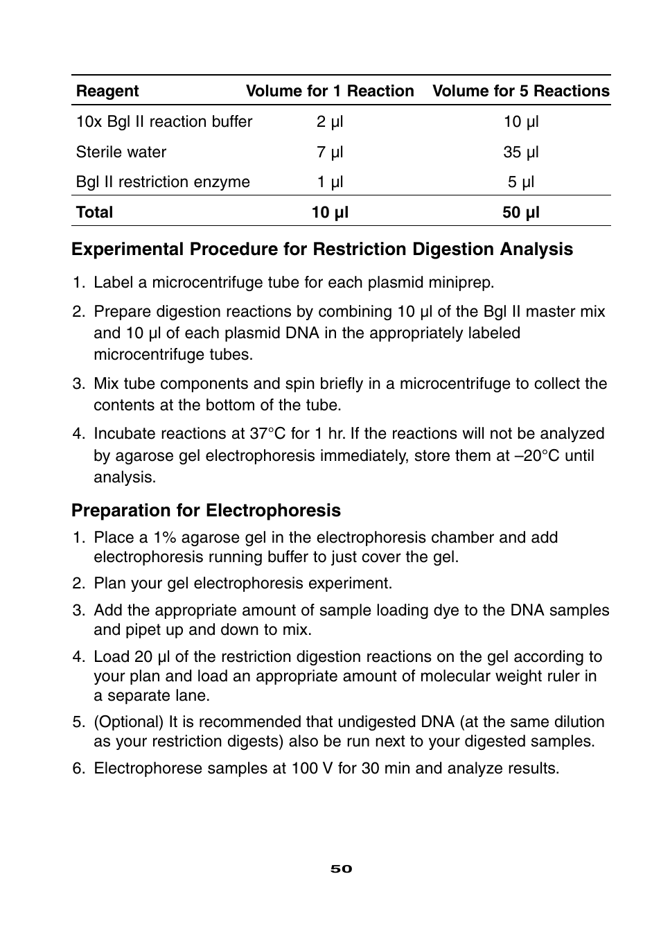 Bio-Rad Ligation and Transformation Module User Manual | Page 54 / 60