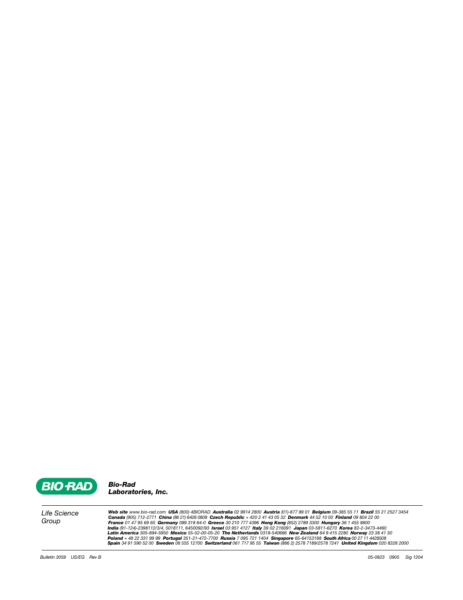 Bio-Rad Genes in a Bottle™ Kit User Manual | Page 3 / 3