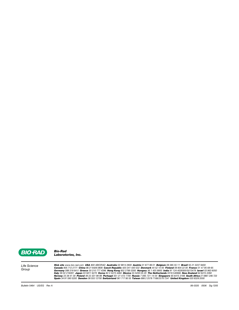 Bio-Rad Comparative Proteomics Kit I: Protein Profiler Module User Manual | Page 5 / 5