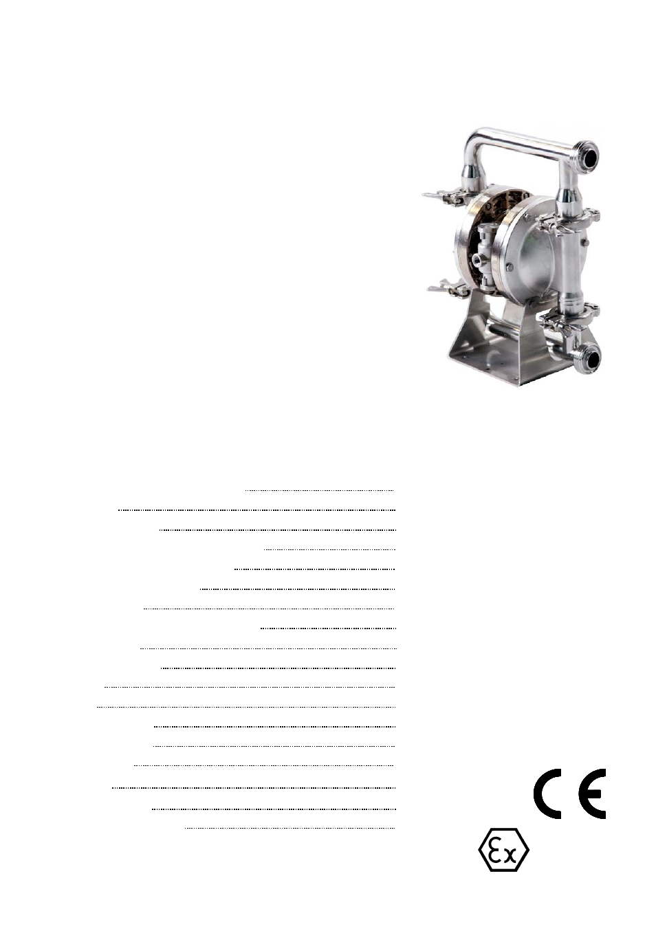 Blagdon Pump B15 Hygienic User Manual | 12 pages