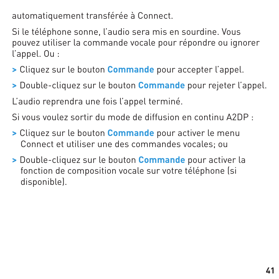 BlueAnt CONNECT Bluetooth Earpiece User Manual | Page 41 / 76