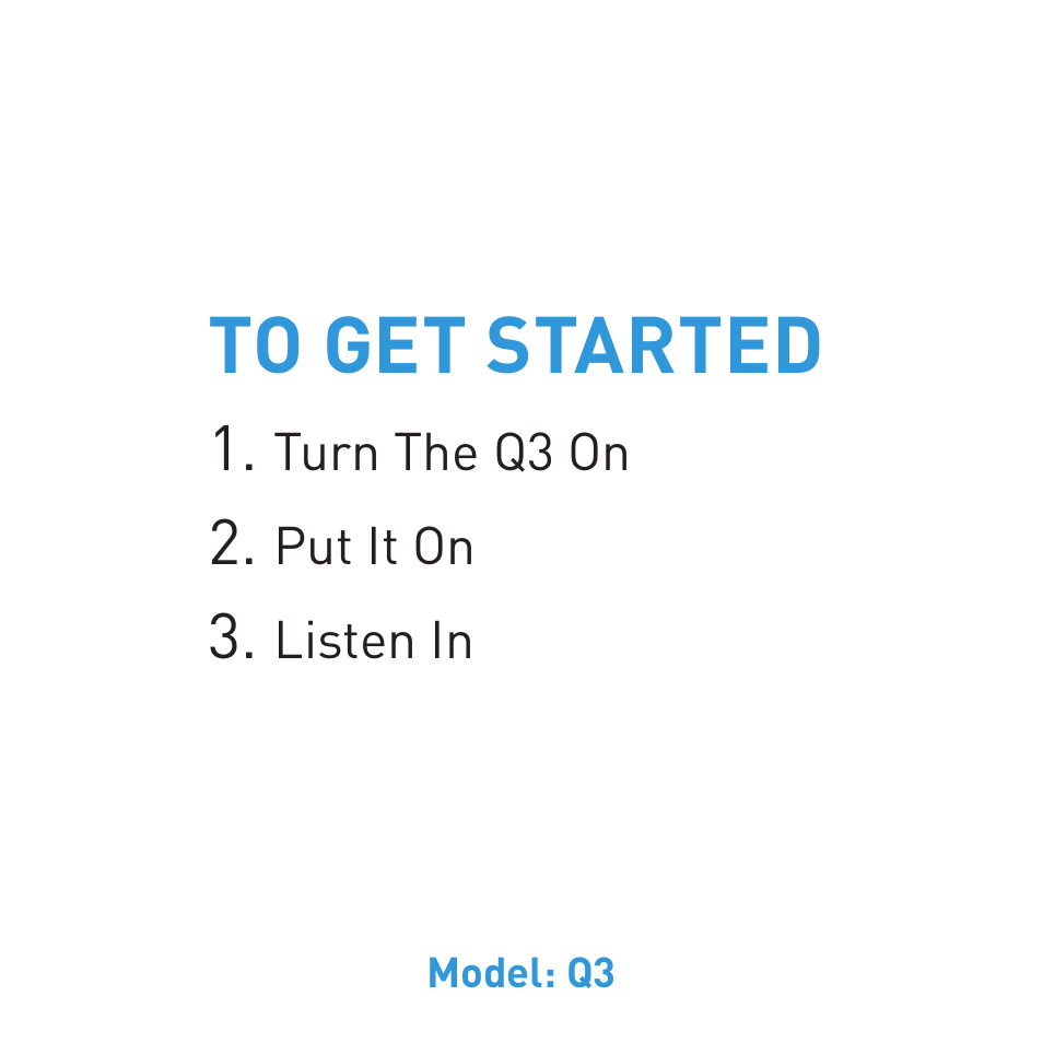 BlueAnt Q3 Premium Smartphone Earpiece User Manual | Page 2 / 28
