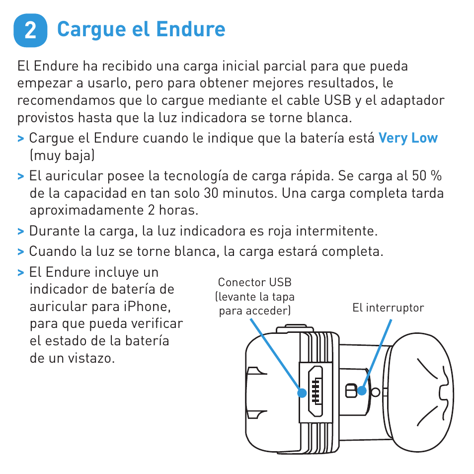 Cargue el endure | BlueAnt ENDURE Rugged Bluetooth Earpiece User Manual | Page 31 / 44