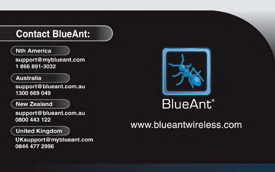 BlueAnt Z9 Bluetooth Headset User Manual | Page 137 / 137