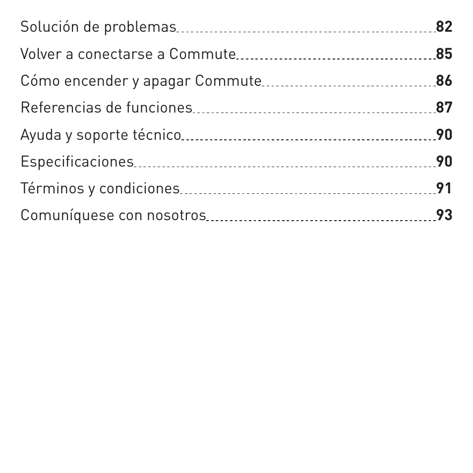 BlueAnt COMMUTE Voice Activated Handsfree User Manual | Page 63 / 96